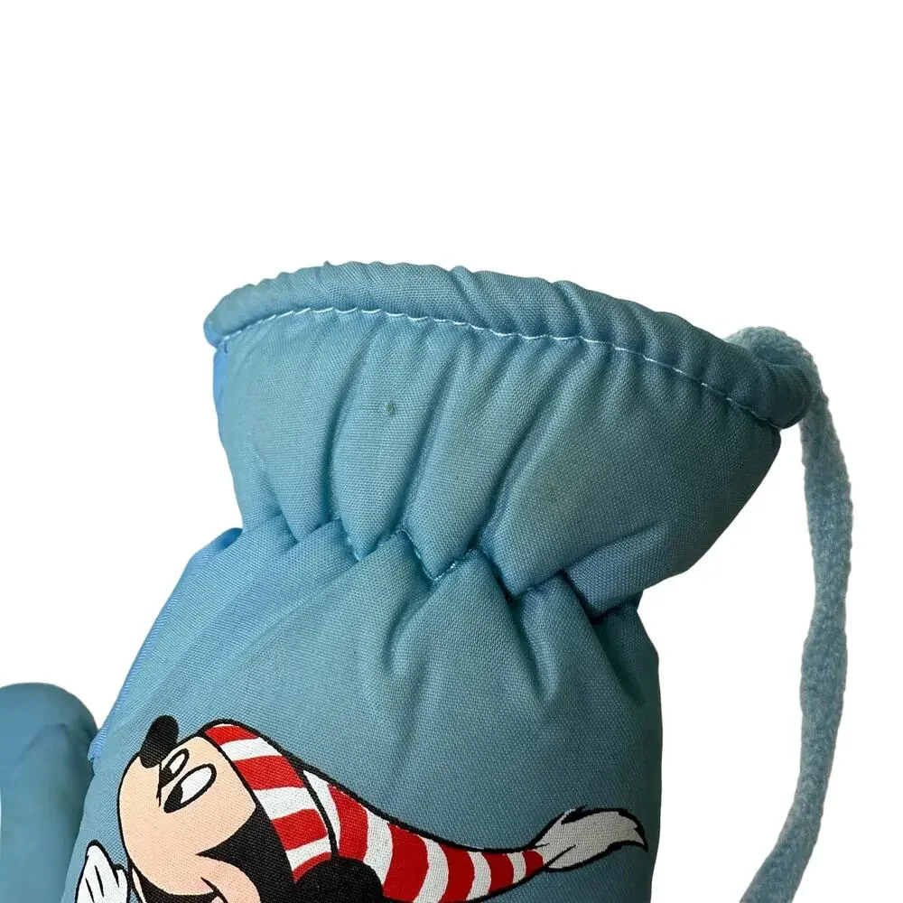 Vintage Walt Disney Mickey Mouse Mittens Baby 0-2‎ Infant Blue Just4Kids